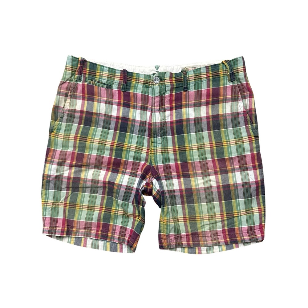 Polo Ralph Lauren Multicolor Plaid Shorts Indian Madras Straight Fit 36